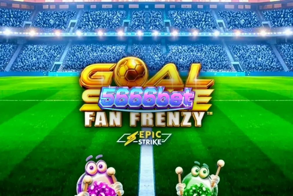 Goal Strike Fan Frenzy স্লট গেমের স্টেডিয়াম থিমযুক্ত ইন্টারফেস